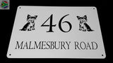 Yorkie Design House Sign Wall Art