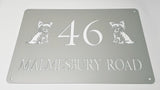 Yorkie Design House Sign Wall Art