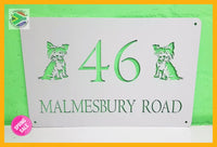 Yorkie Design House Sign Wall Art