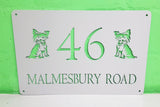 Yorkie Design House Sign Wall Art
