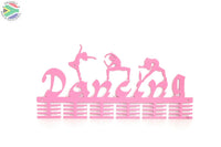 Mixed Dancing 48 Tier Medal Hanger Pink Sports Medal Hangers