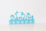 Mixed Dancing 48 Tier Medal Hanger Blue Turquoise Sports Medal Hangers