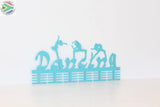 Mixed Dancing 48 Tier Medal Hanger Blue Turquoise Sports Medal Hangers