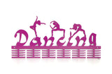 Mixed Dancing 48 Tier Medal Hanger Purple Sports Medal Hangers