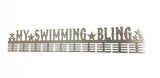 My Swimming Bling 80 Tier Medal Hanger Stainless Steel Brush Finish Sports Medal Hangers