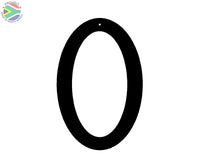 Individual House Numbers 0-9 Wall Art