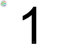 Individual House Numbers 0-9 Wall Art