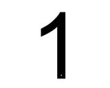 Individual House Numbers 0-9 Wall Art