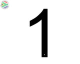 Individual House Numbers 0-9 Wall Art