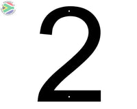Individual House Numbers 0-9 Wall Art