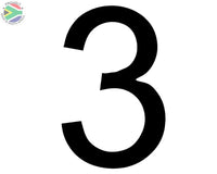 Individual House Numbers 0-9 Wall Art