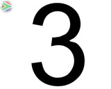 Individual House Numbers 0-9 Wall Art
