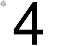 Individual House Numbers 0-9 Wall Art