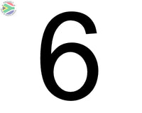 Individual House Numbers 0-9 Wall Art