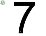 Individual House Numbers 0-9 Wall Art