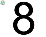 Individual House Numbers 0-9 Wall Art