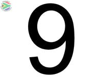 Individual House Numbers 0-9 Wall Art