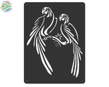 Parrot Pair Laser Cut Wall Art Wall