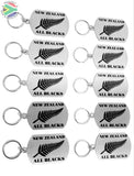 New Zealand All Blacks Single Sided Laser Engraved Key Ring-Bag Tag Key Rings