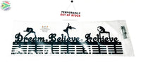 Dream Believe Achieve Figurines 56 Tier Medal Hanger Black Sports Medal Hangers