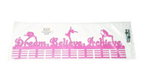 Dream Believe Achieve Figurines 56 Tier Medal Hanger Pink Sports Medal Hangers