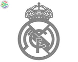 Real Madrid Football Club Crest Mounted Wall Art Design