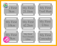 Ribbon Labels For First Achievement Running Medals