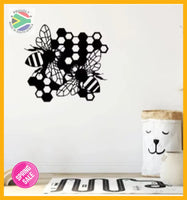 Bees In Beehive Wall Art