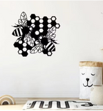 Bees In Beehive Wall Art