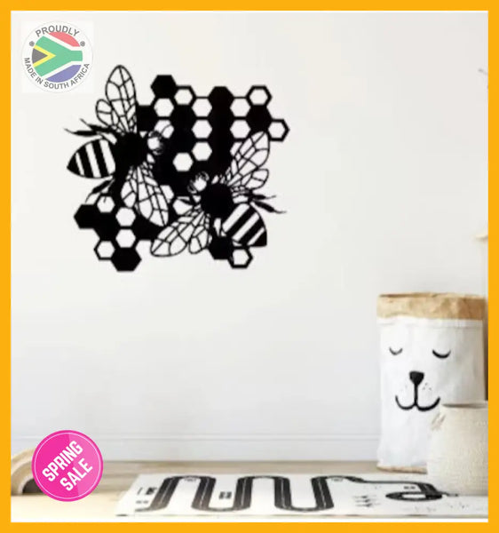 Bees In Beehive Wall Art