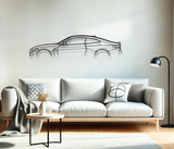 BMW M4 G82 Detailed Silhouette Metal Wall Art Wall Art