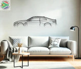 BMW M4 G82 Detailed Silhouette Metal Wall Art Wall Art