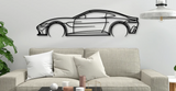 Aston Martin Vantage Detailed Silhouette Metal Wall Art