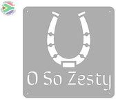 Horse Shoe Stable Name Plaques
