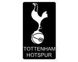 Tottenham Hotspur Football Club Mounted Wall Art Design 70Cm X 40Cm Medium / Black