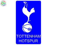 Tottenham Hotspur Football Club Mounted Wall Art Design 70Cm X 40Cm Medium / Blue