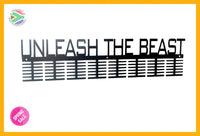Unleash The Beast 96 Tier Medal Hanger Black Sports Medal Hangers