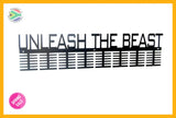 Unleash The Beast 96 Tier Medal Hanger Black Sports Medal Hangers