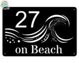 Waves House Sign Wall Art