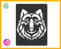 Wolf Laser Cut Wall Art Wall