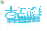 Gymnastics Wag 56 Tier Medal Hanger Blue Turquoise Sports Medal Hangers