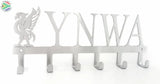 Liverpool Ynwa Liverbird Key Hook Stainless Steel Brush Finish Key Hooks