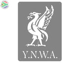 Y.n.w.a. Liverbird Mounted Wall Art Small - Stainless Steel Brush Finish