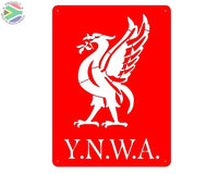 Y.n.w.a. Liverbird Mounted Wall Art Small - Red