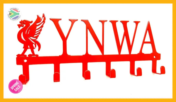 Liverpool Ynwa Liverbird Key Hook Red Key Hooks