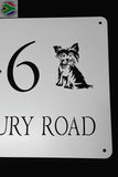 Yorkie Design House Sign Wall Art