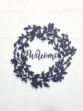 Welcome Wreath Wall Art Dog Kennel & Run Accessories