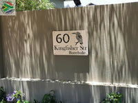King Fisher Bird House Sign Wall Art