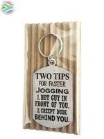 Two Tips For Faster Jogging Lady Design Single Sided Laser Engraved Key Ring-Bag Tag Key Rings