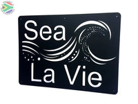 Waves House Sign Wall Art